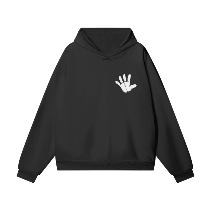 Oversize Heavyweight Back Logo Fleece Hoodie