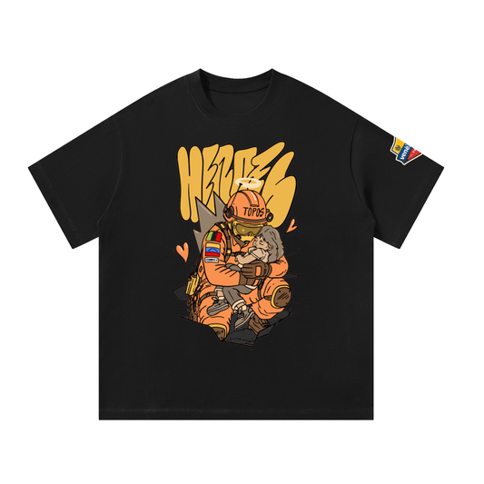 VENEZUELA HEROES Earthquake funding 1/100 limited edition Tshirt by RON THE KILLER. USA Edition