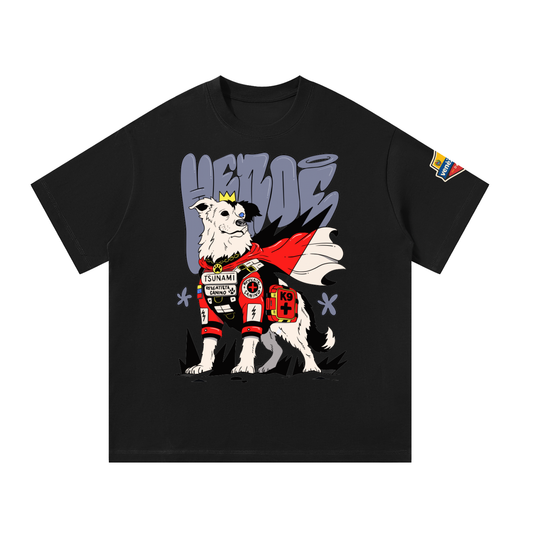 VENEZUELA HEROES Earthquake relief 1/100 limited edition T-shirt by RON THE KILLER. USA Edition
