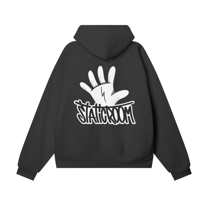 Oversize Heavyweight Back Logo Fleece Hoodie