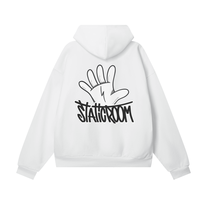 Oversize Heavyweight Back Logo Fleece Hoodie