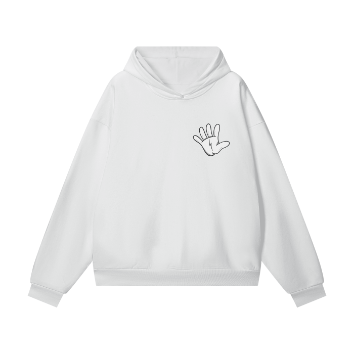 Oversize Heavyweight Back Logo Fleece Hoodie